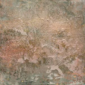 Encaustic and Pigment Cradled wood 12x12x2